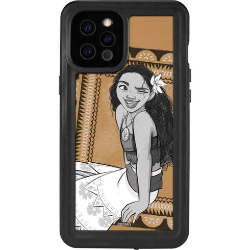 Disney Moana Winking Art iPhone 12 Pro Max Waterproof Case