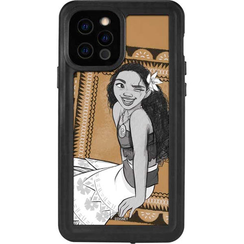 Disney Moana Winking Art iPhone 12 Pro Waterproof Case