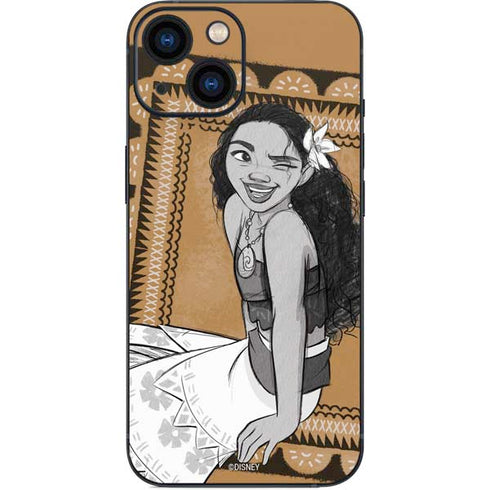 Disney Moana Winking Art iPhone 13 Mini Skin