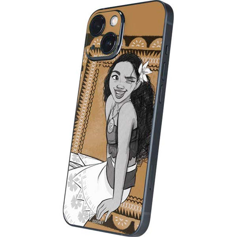 Disney Moana Winking Art iPhone 13 Mini Skin