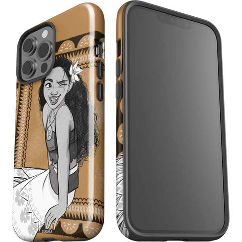 Disney Moana Winking Art iPhone 13 Pro Max Impact Case