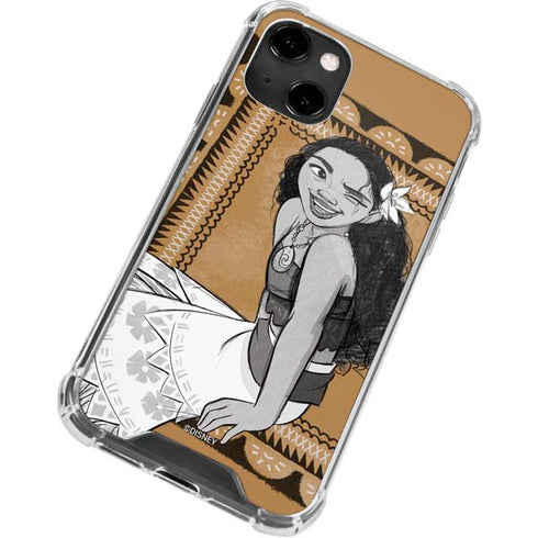 Disney Moana Winking Art iPhone 14 Clear Case