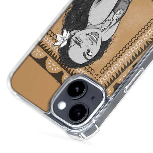 Disney Moana Winking Art iPhone 14 Plus MagSafe Case