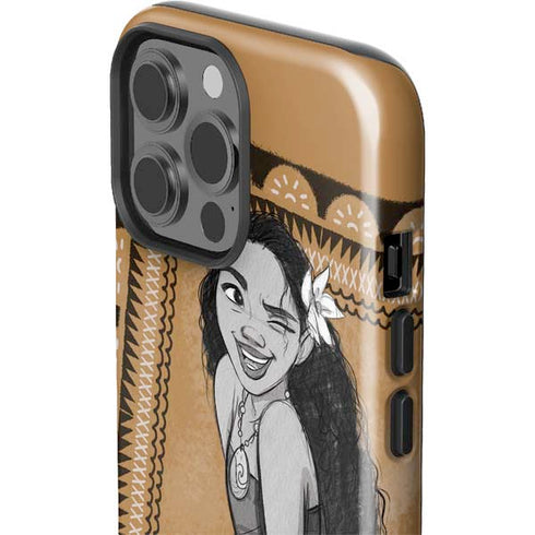 Disney Moana Winking Art iPhone 15 Pro Max Impact Case
