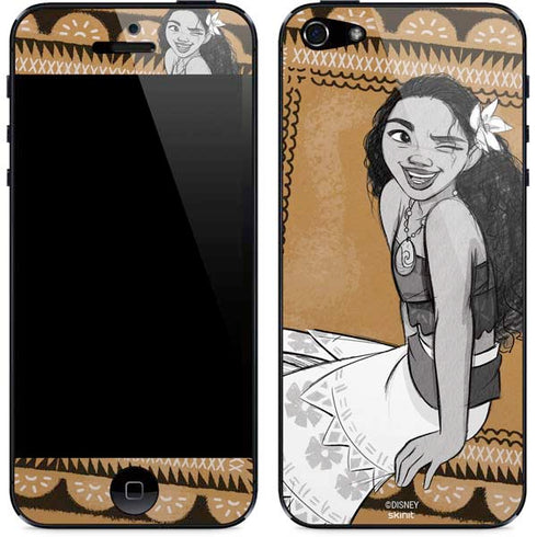 Disney Moana Winking Art iPhone 5/5s/5SE Skin