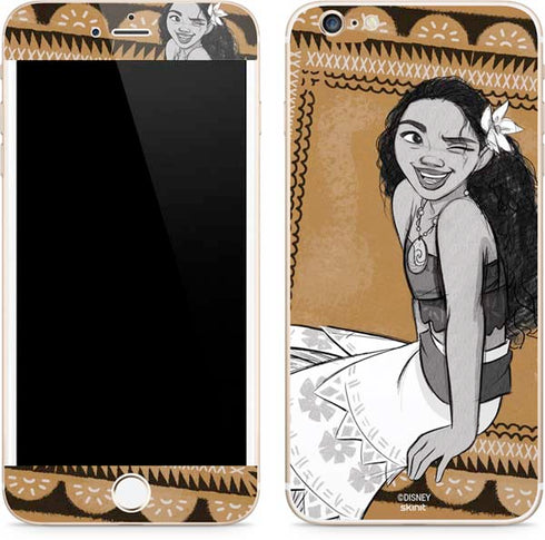 Disney Moana Winking Art iPhone 6/6s Plus Skin