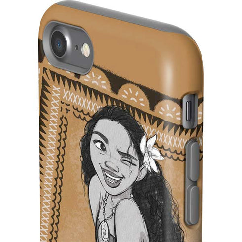 Disney Moana Winking Art iPhone SE (2nd & 3rd Gen) Pro Case