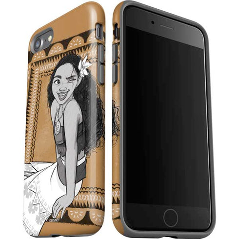 Disney Moana Winking Art iPhone SE (2nd & 3rd Gen) Pro Case