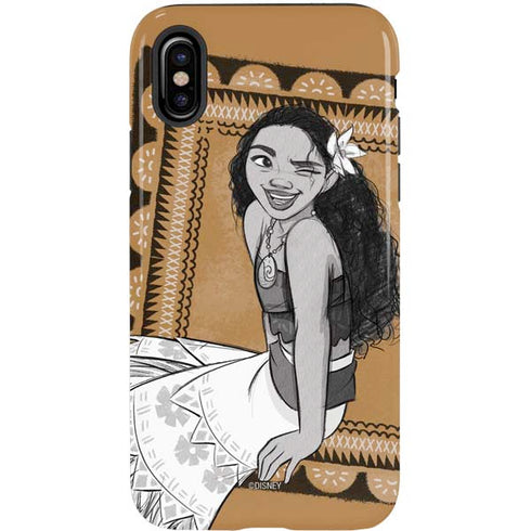 Disney Moana Winking Art iPhone X Pro Case