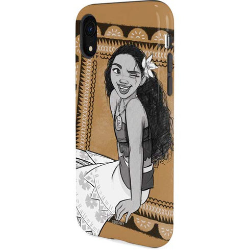 Disney Moana Winking Art iPhone XR Pro Case