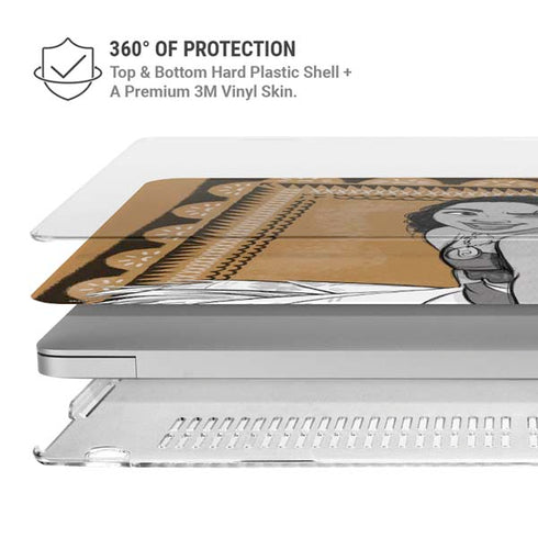 Disney Princess Moana Winking Art MacBook Air 15in (2023-2025) Case plus Skin