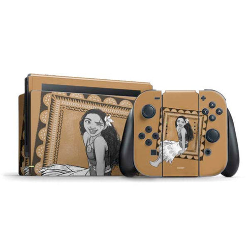 Disney Moana Winking Art Nintendo Switch Bundle Skin