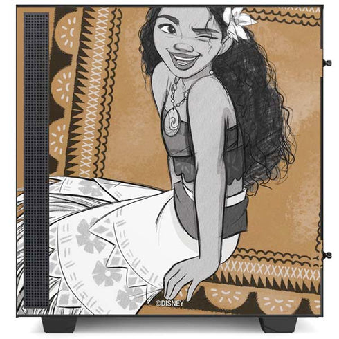 Disney Moana Winking Art NZXT H510 Compact ATX Mid-Tower Case Skin