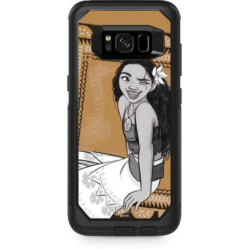 Disney Moana Winking Art Otterbox Commuter Galaxy Skin