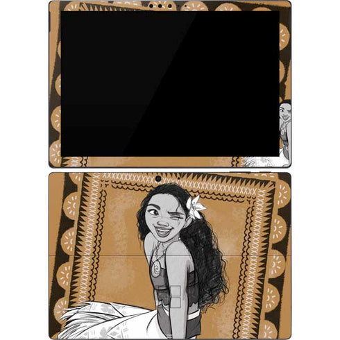 Disney Moana Winking Art Surface Pro 7 Skin