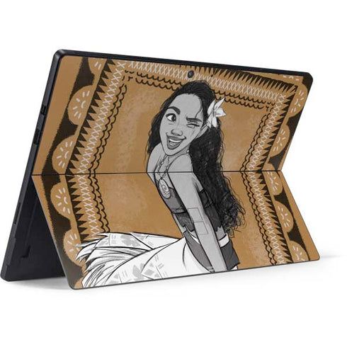 Disney Moana Winking Art Surface Pro 7 Skin