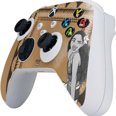 Disney Moana Winking Art Xbox Series S Controller Skin