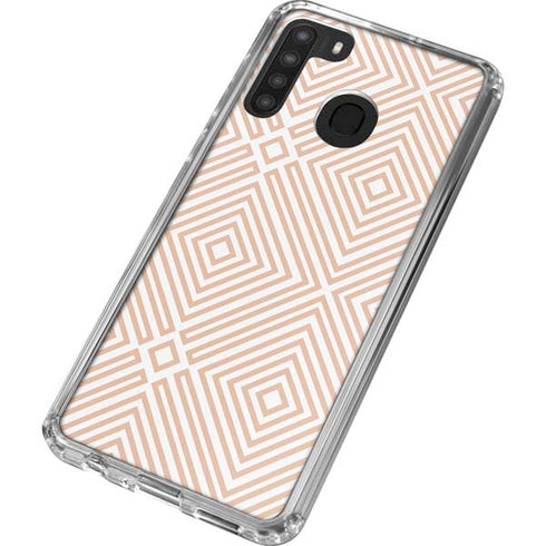 Modern Shapes Galaxy A21 Clear Case