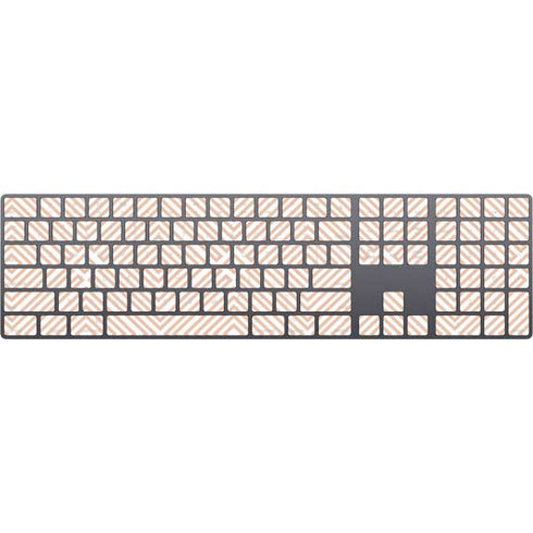 Modern Shapes Magic Keyboard with Numeric Keypad Skin