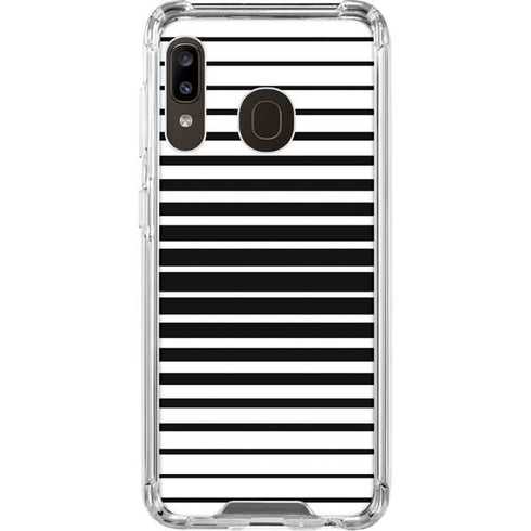 Modern Stripes Galaxy A30 Clear Case