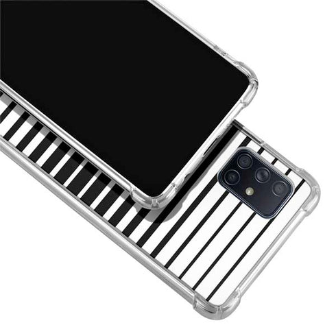 Modern Stripes Galaxy A71 5G Clear Case