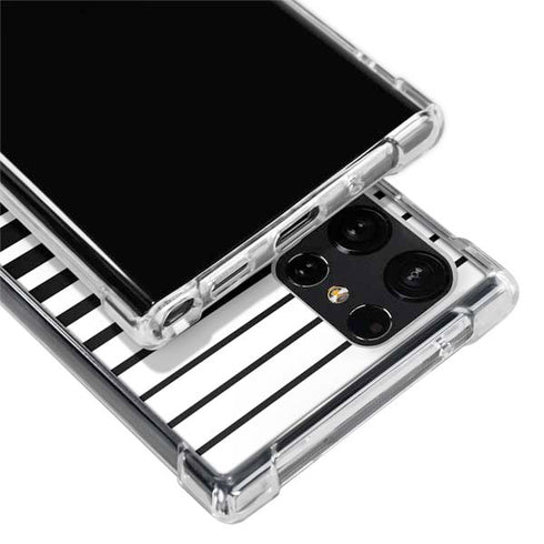 Modern Stripes Galaxy S22 Ultra Clear Case