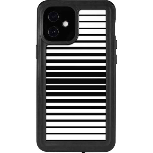 Modern Stripes iPhone 12 Mini Waterproof Case