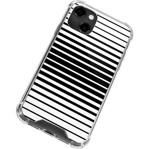 Modern Stripes iPhone 14 Clear Case