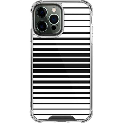 Modern Stripes iPhone 14 Pro Max Clear Case