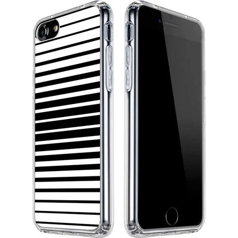 Modern Stripes iPhone SE (2nd & 3rd Gen) Clear Case