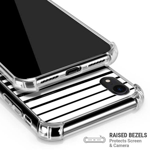 Modern Stripes iPhone XR Clear Case