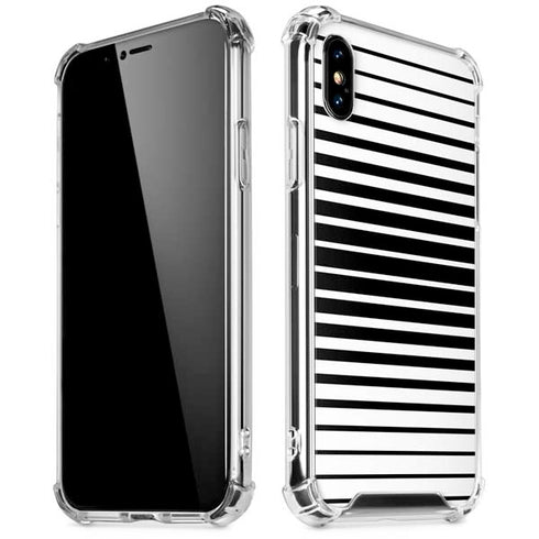 Modern Stripes iPhone XS Max Clear Case