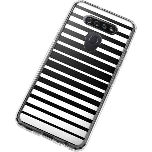 Modern Stripes LG K51/Q51 Clear Case