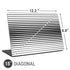 Modern Stripes Universal Laptop 15in (12.2 x 8.8in) Skin