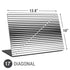Modern Stripes Universal Laptop 17in (13.8 x 10in) Skin