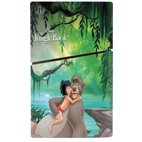 Disney Jungle Book Mogli and Baloo PS5 Slim Disk Console Skin