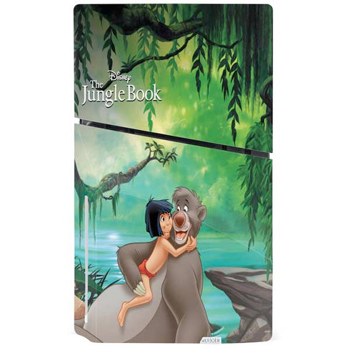 Disney Jungle Book Mogli and Baloo PS5 Slim Disk Console Skin