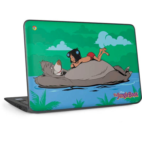 Disney Jungle Book Mogli and Baloo Swim HP Chromebook Skin