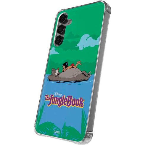 Disney Jungle Book Mogli and Baloo Swim Galaxy S24 Plus Clear Case