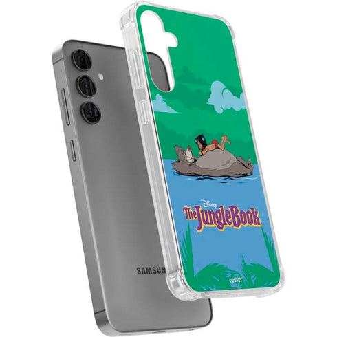 Disney Jungle Book Mogli and Baloo Swim Galaxy S24 Plus Clear Case