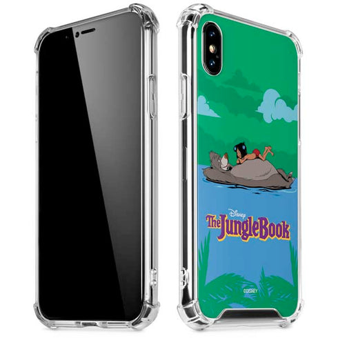 Disney Jungle Book Mogli and Baloo Swim iPhone XS Max Clear Case