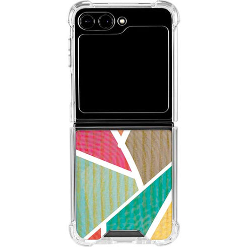 Mojito 01 70s Inspired Galaxy Z Flip5 5G Clear Case