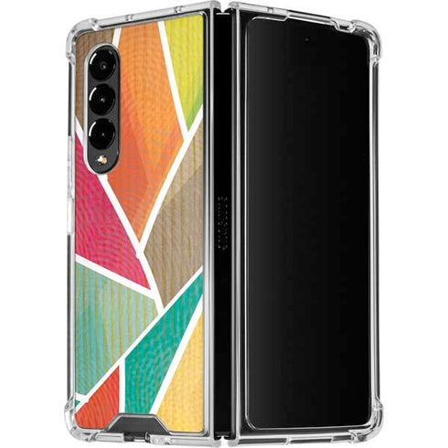 Mojito 01 70s Inspired Galaxy Z Fold4 5G Clear Case