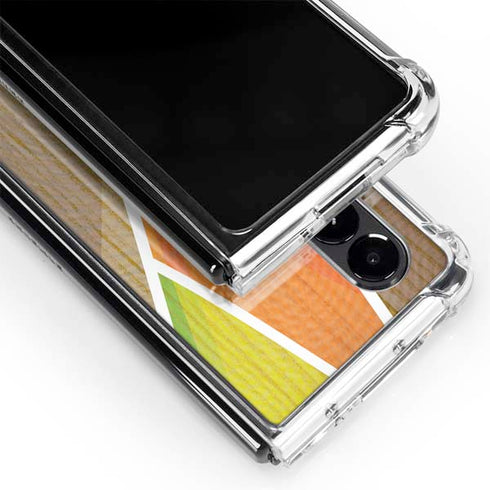 Mojito 01 70s Inspired Galaxy Z Fold4 5G Clear Case