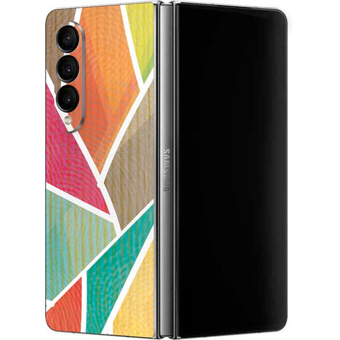 Mojito 01 70s Inspired Galaxy Z Fold4 5G Skin