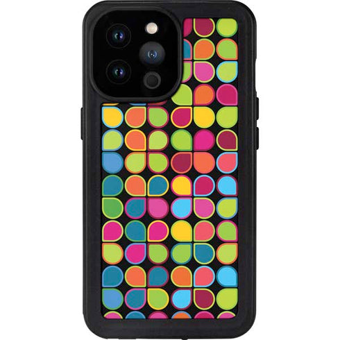 Mojito 04 70s Inspired iPhone 14 Pro Max Waterproof Case