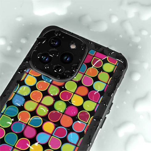 Mojito 04 70s Inspired iPhone 14 Pro Max Waterproof Case