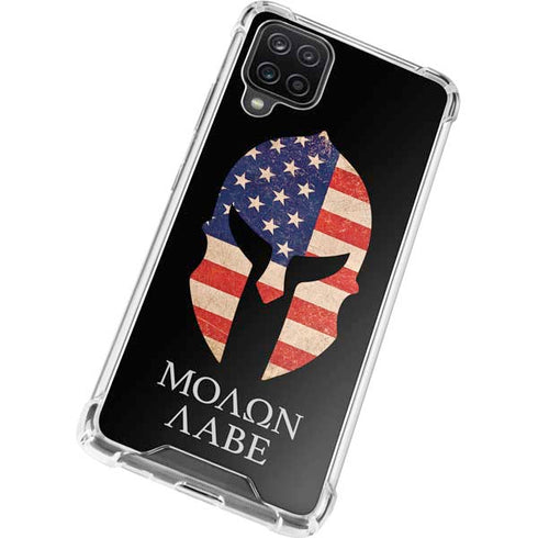 Molon Labe Galaxy A12 Clear Case