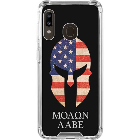 Molon Labe Galaxy A30 Clear Case