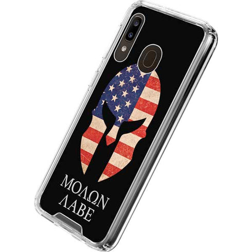 Molon Labe Galaxy A30 Clear Case